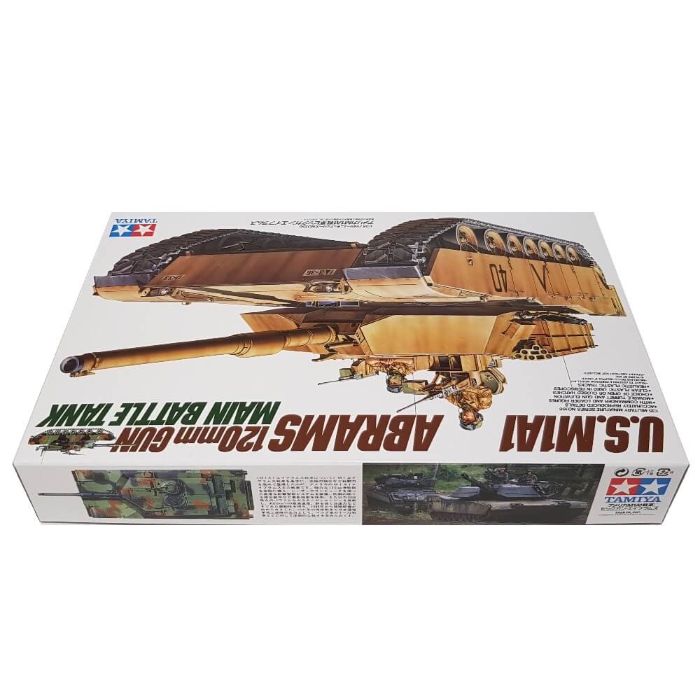 1:35 US M1A1 Abrams 120mm Gun Main Battle Tank - TAMIYA