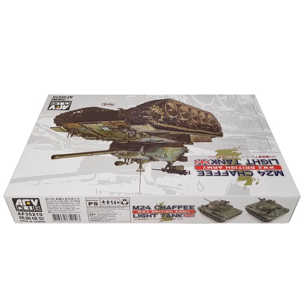 1:35 M24 Chaffee Light Tank WW2 British Army Version - AFV CLUB