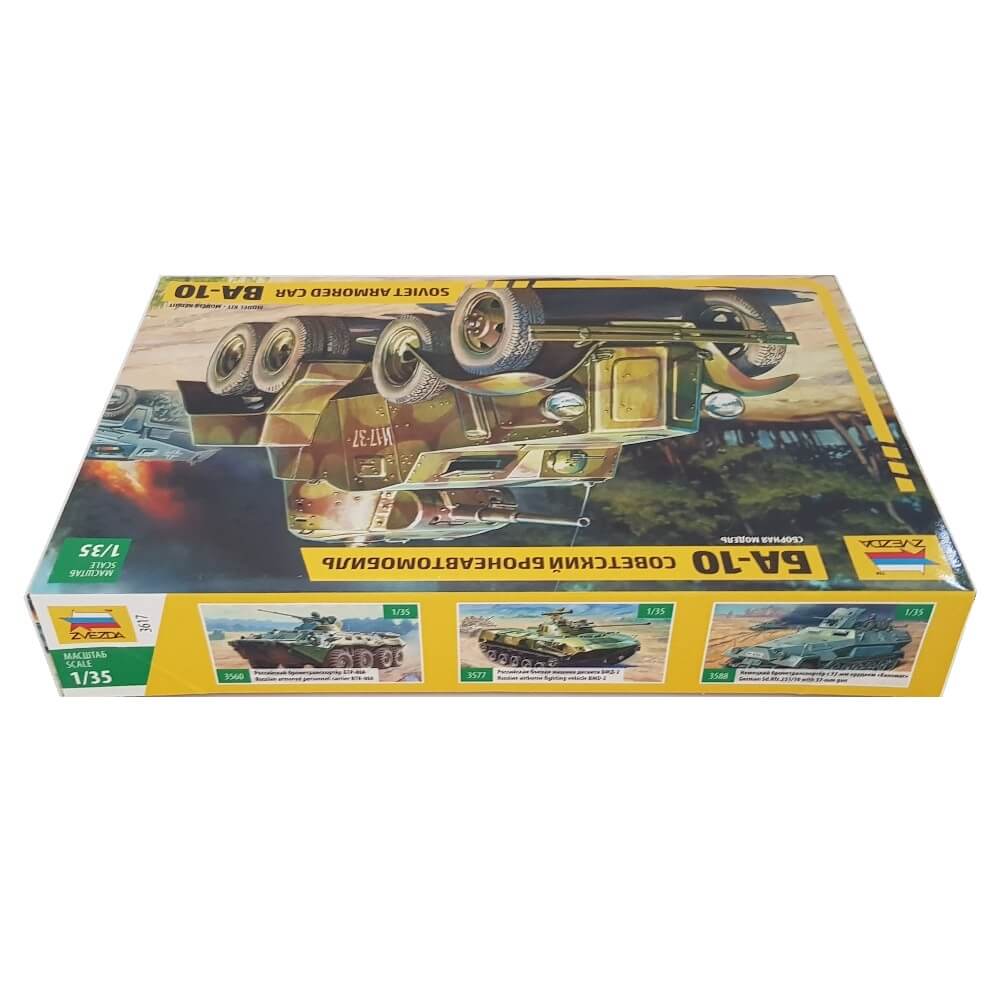 1:35 Soviet armored car BA-10 - ZVEZDA