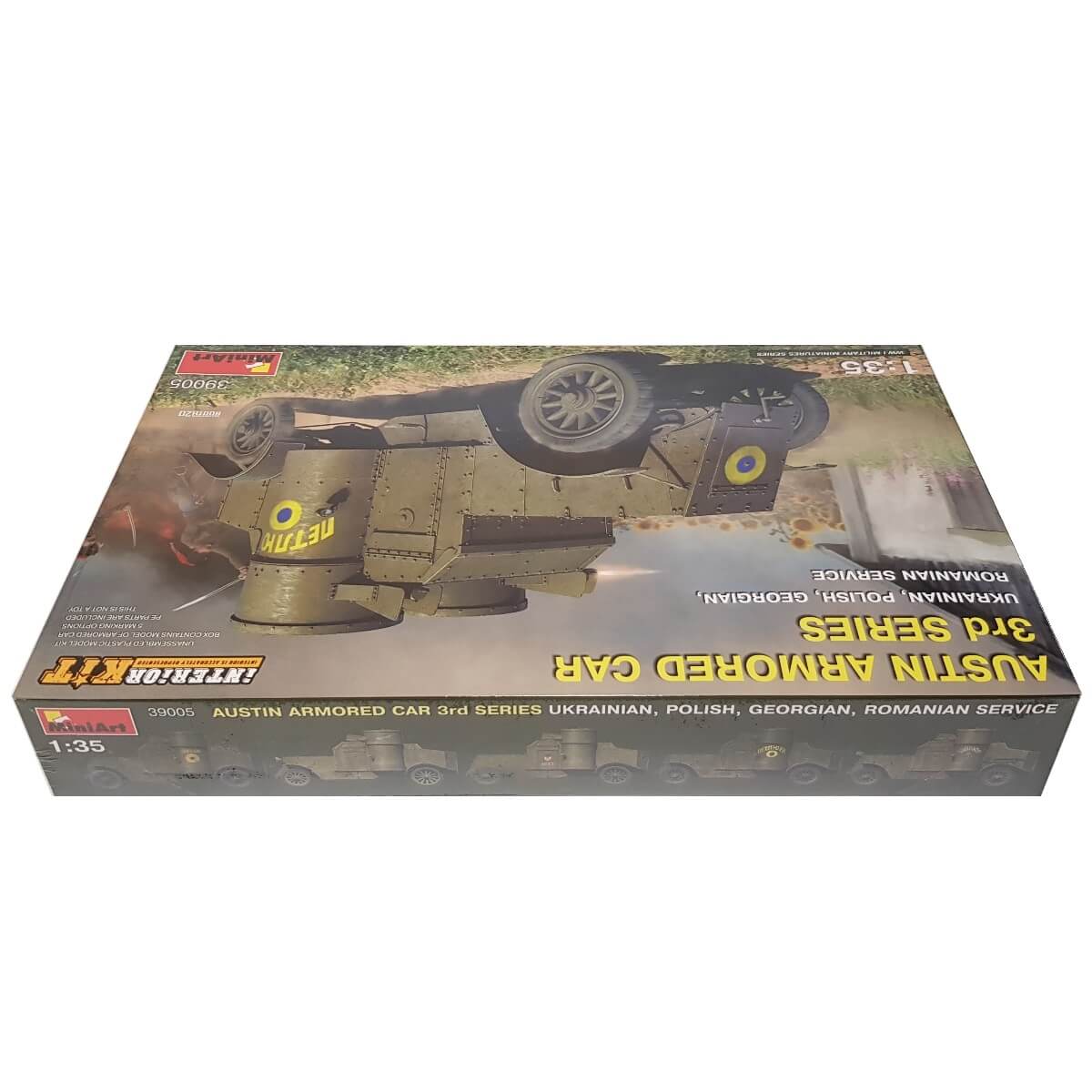 1:35 Austin Armored Car 3rd Series Ukrainian, Polish, Georgian, Romanian Service - MINIART