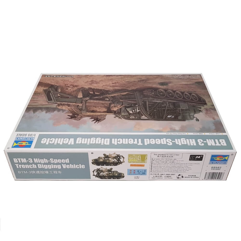 1:35 BTM-3 High-Speed Trench Digging Vehicle - TRUMPETER