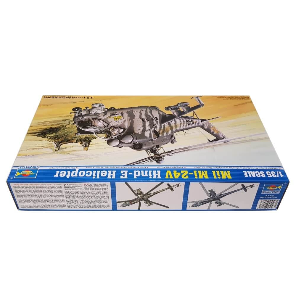 1:35 Mil Mi-24V Hind-E Helicopter - TRUMPETER