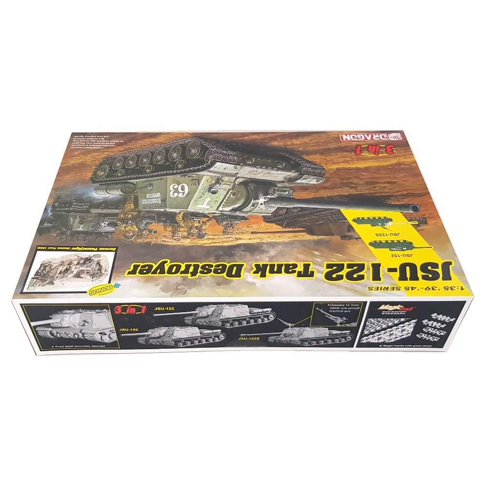 1:35 Soviet JSU-122 (ISU-152) Tank Destroyer - DRAGON