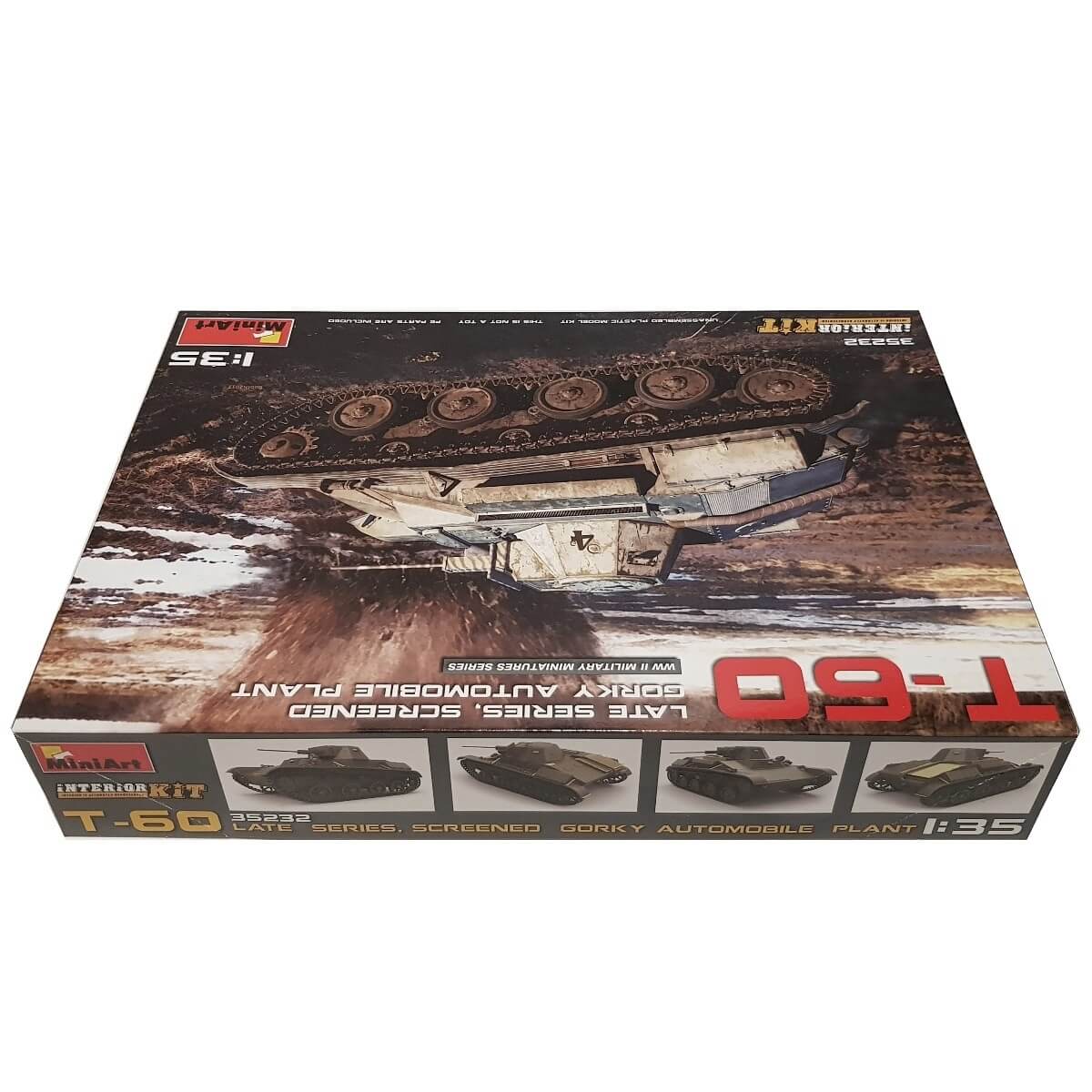 1:35 Soviet Light Tank T-60 Late Series Screened - Gorky Automobile Plant - MINIART