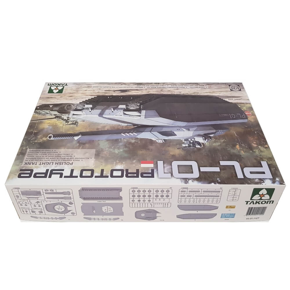1:35 Polish PL-01 Prototype Light Tank - TAKOM