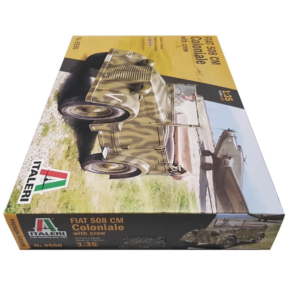 1:35 Fiat 508 CM Coloniale with Crew - ITALERI