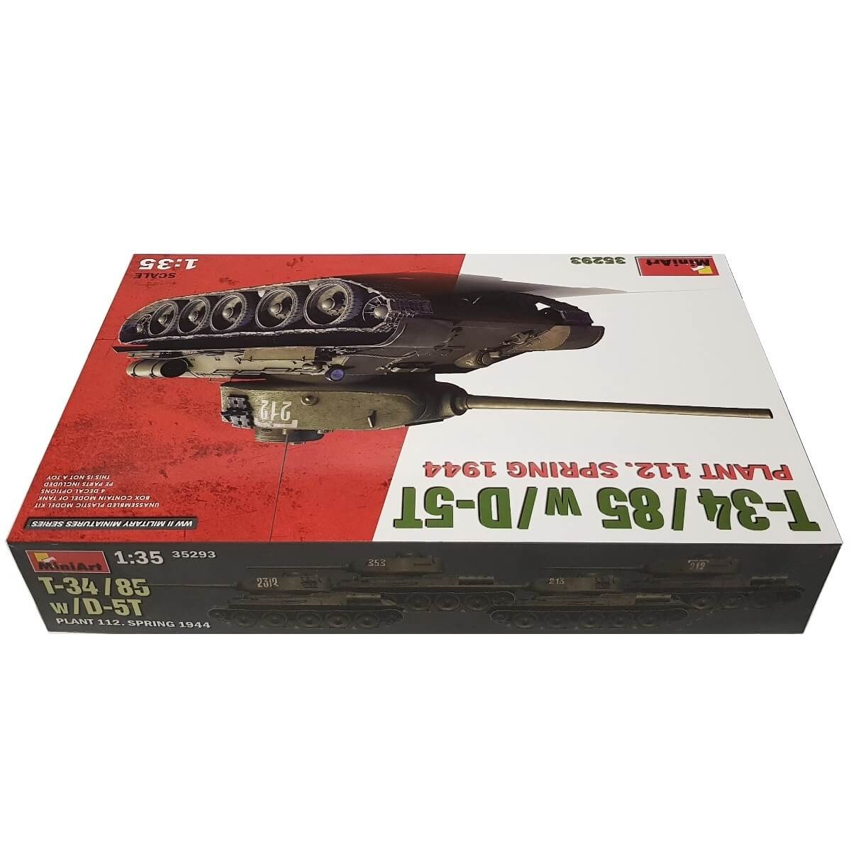 1:35 T-34/85 with D-5T Plant 112 Spring 1944 - MINIART