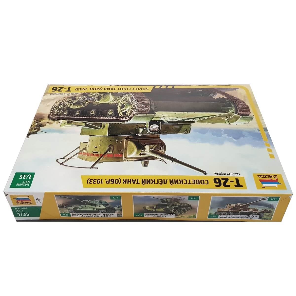 1:35 Soviet Light Tank (mod. 1933) T-26 - ZVEZDA