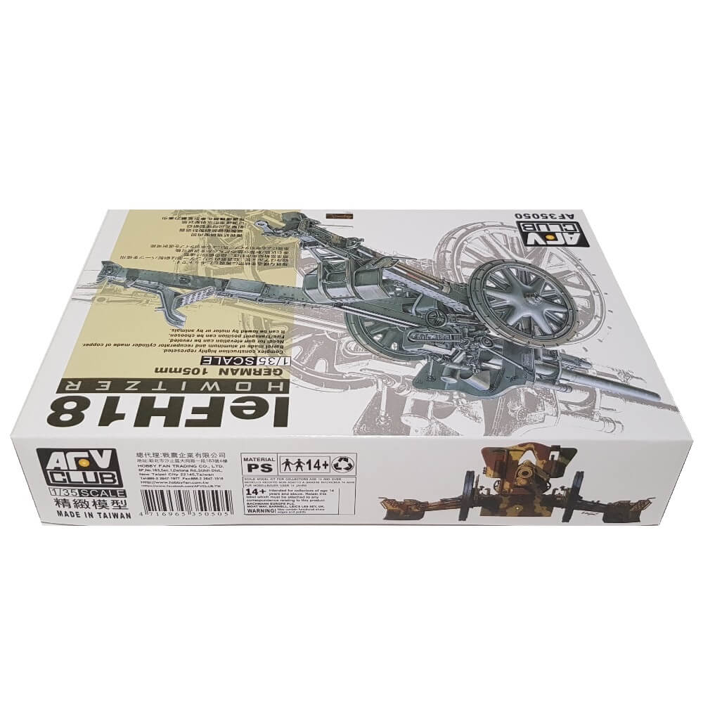 1:35 German leFH18 Howitzer 105mm - AFV CLUB