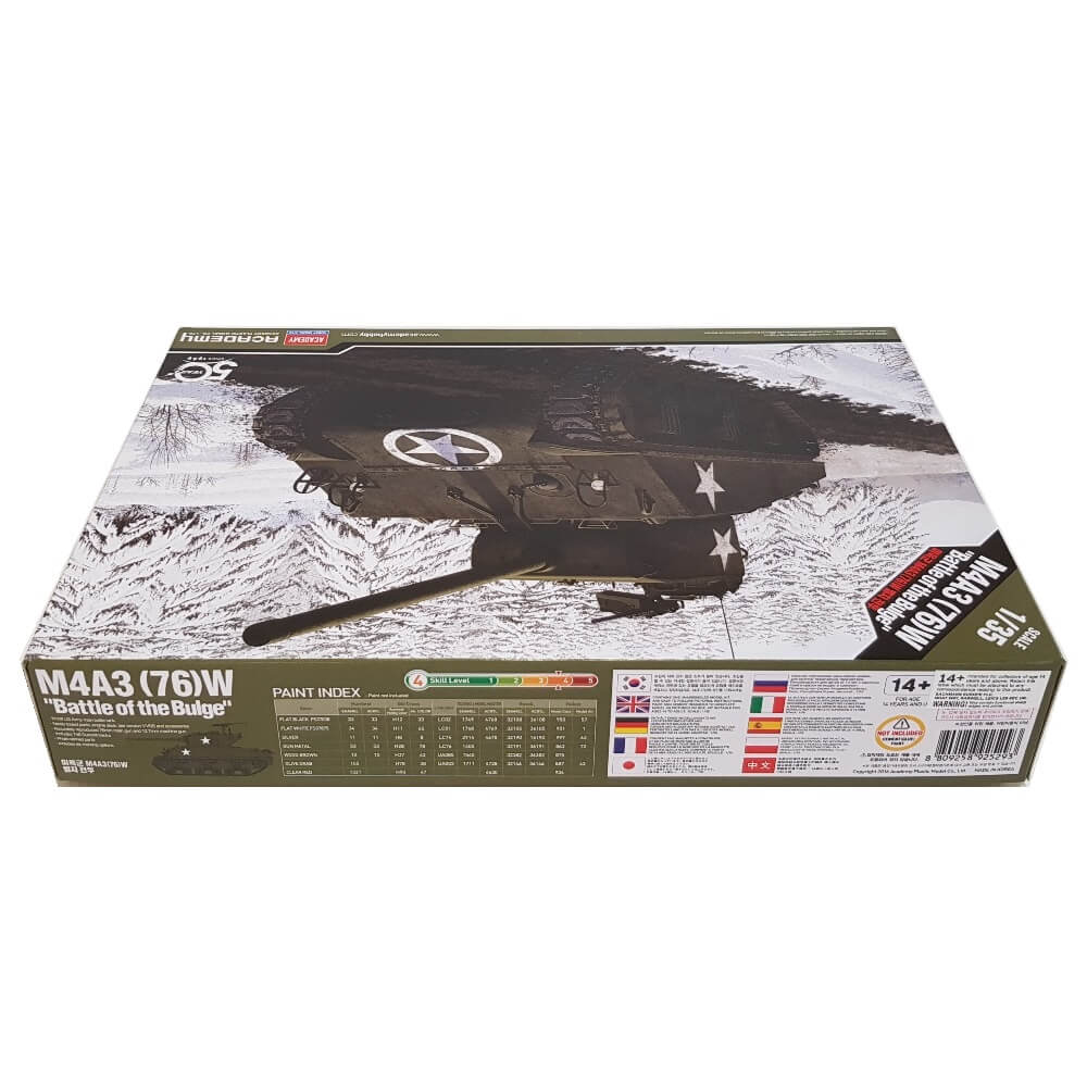 1:35 M4A3 (76)W Battle of the Bulge - ACADEMY
