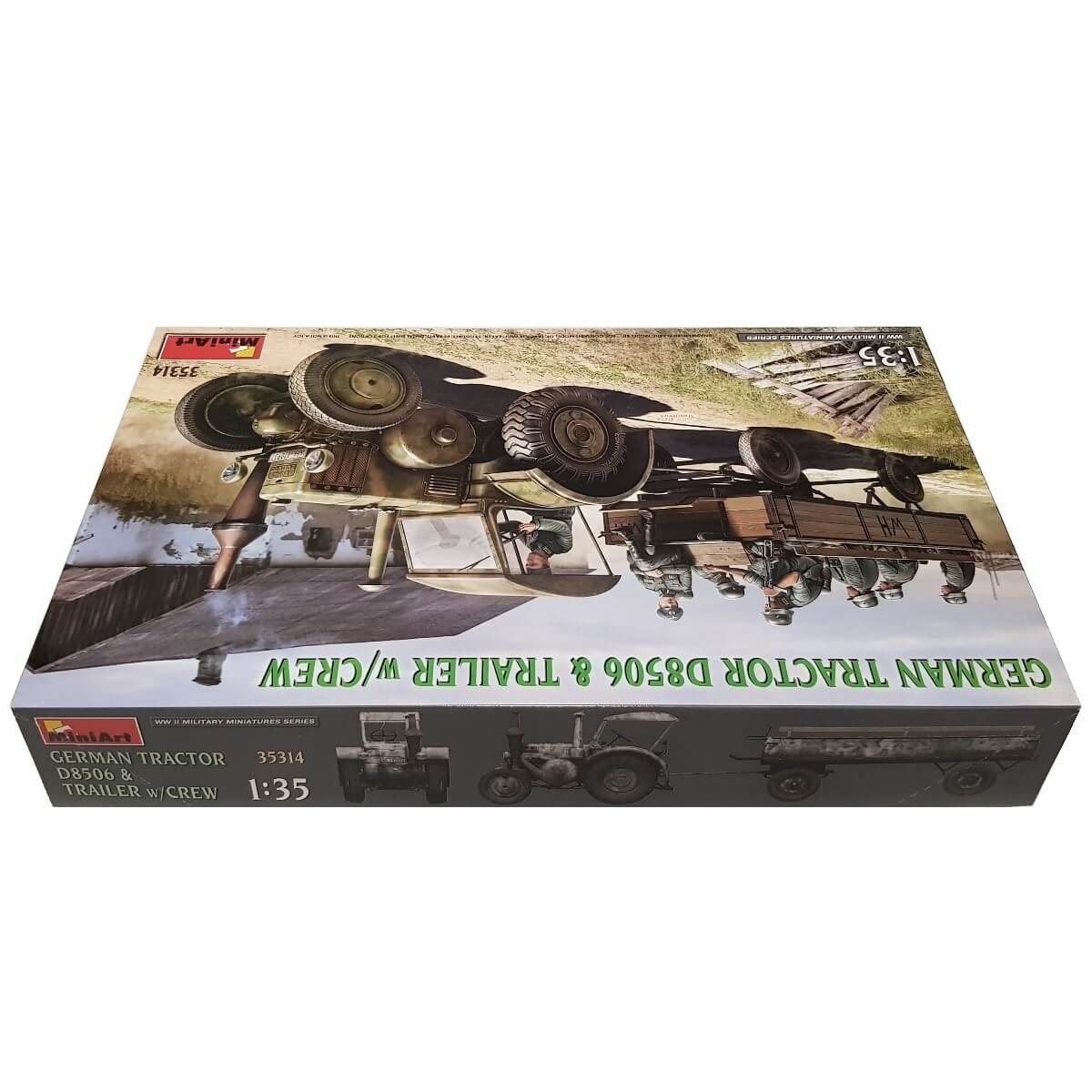 1:35 German Tractor D8506 and Trailer with Crew - MINIART