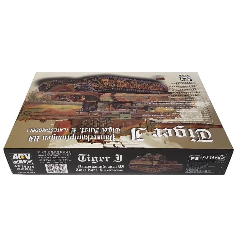 1:35 Panzerkampfwagen VI Tiger I Ausf. E (Latest Model) - AFV CLUB