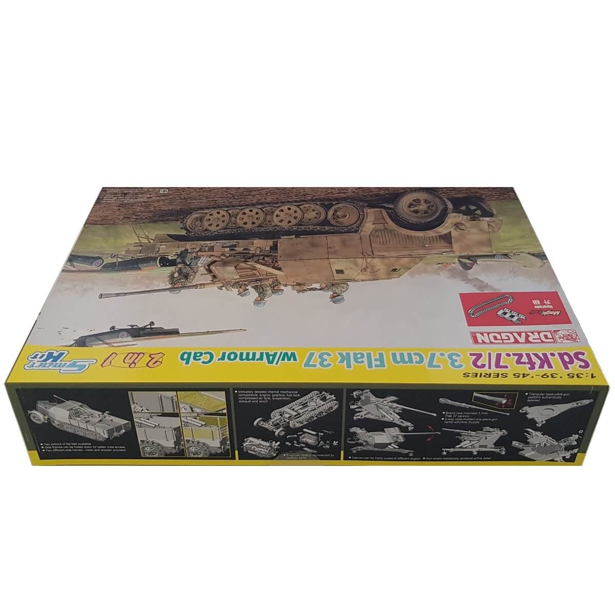 1:35 Sd.Kfz. 7/2 3.7cm Flak 37 with Armor Cab - DRAGON