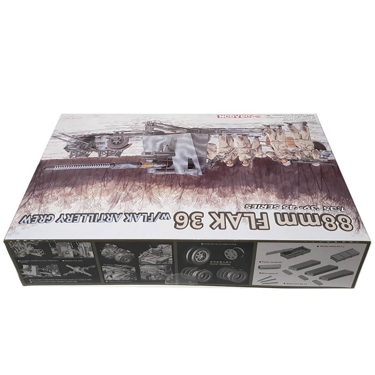 1:35 88mm FLAK 36 with FlaK Artillery Crew - DRAGON