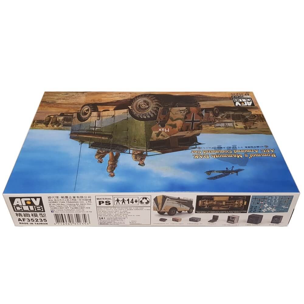 1:35 Rommel's Mammoth DAK AEC Armored Command Car - AFV CLUB