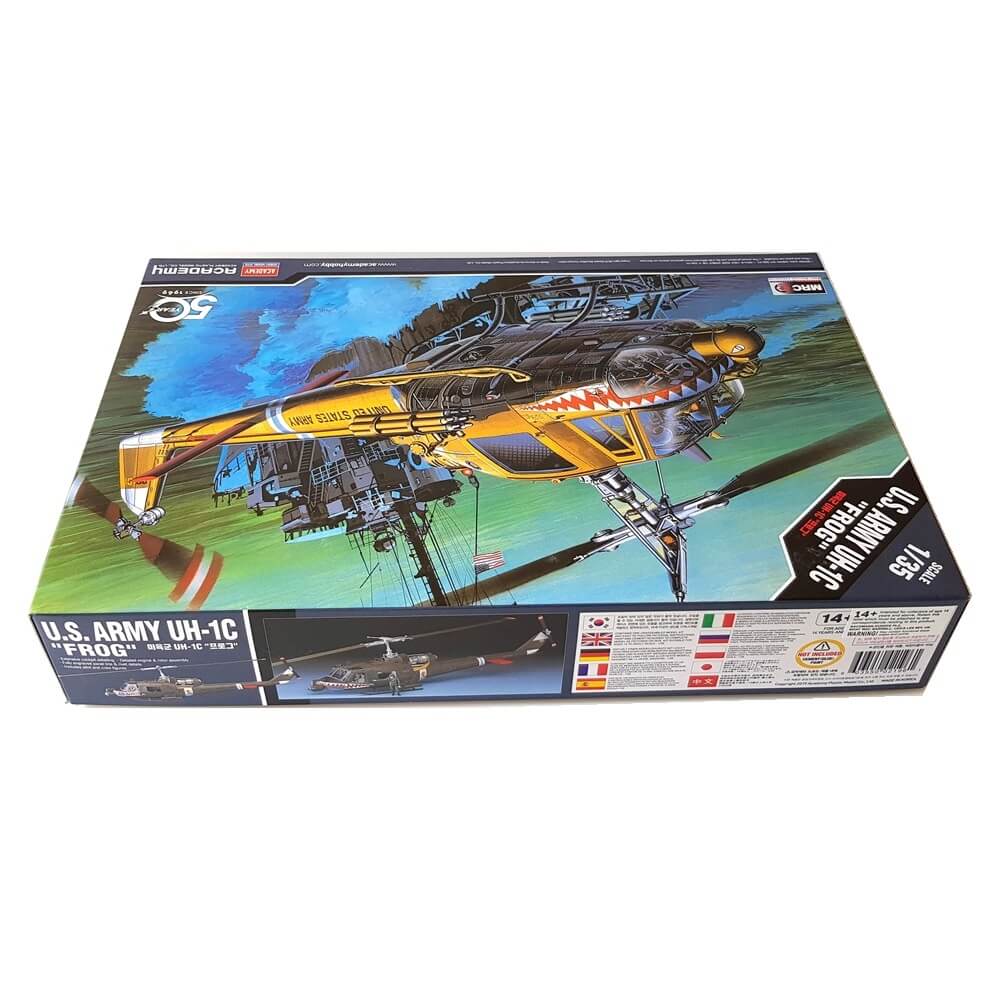 1:35 US Army BELL UH-1C FROG Helicopter - ACADEMY