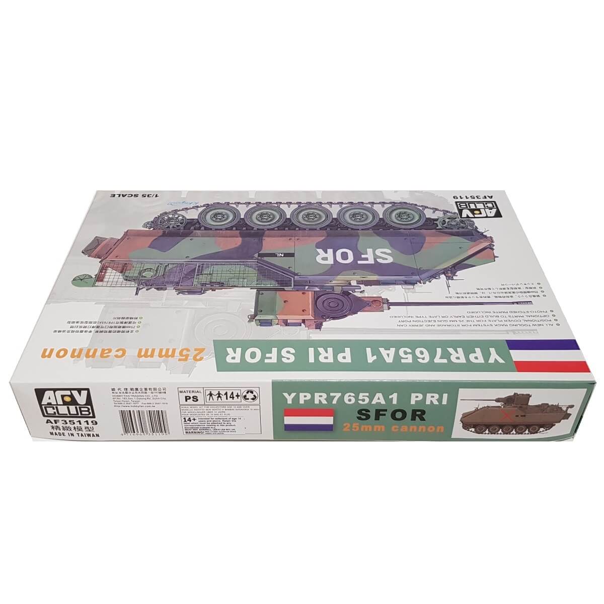 1:35 YPR765A1 PRI SFOR 25mm cannon - AFV CLUB