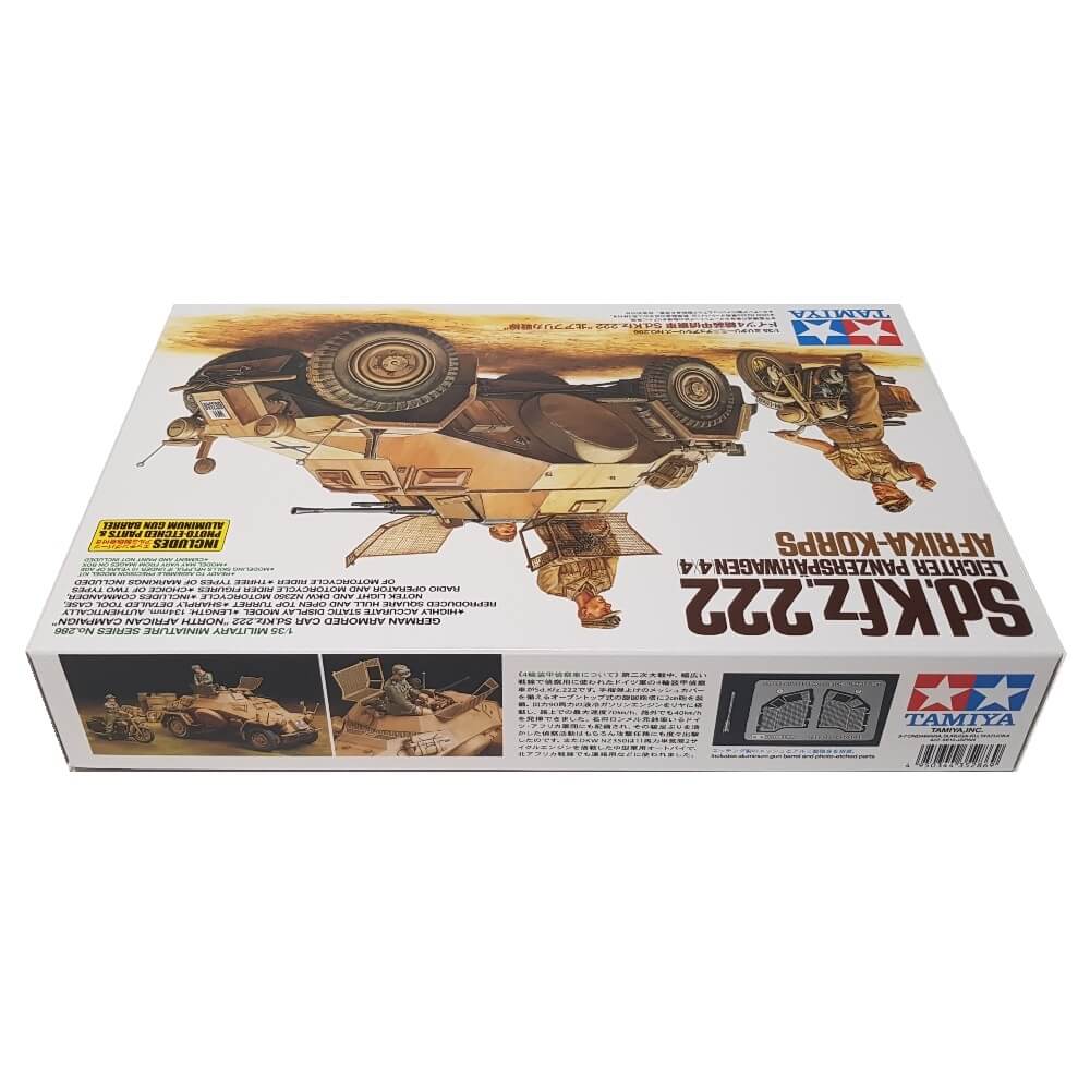1:35 German 4x4 Leichter Panzerspahwagen Sd.Kfz. 222 Africa-Korps - TAMIYA