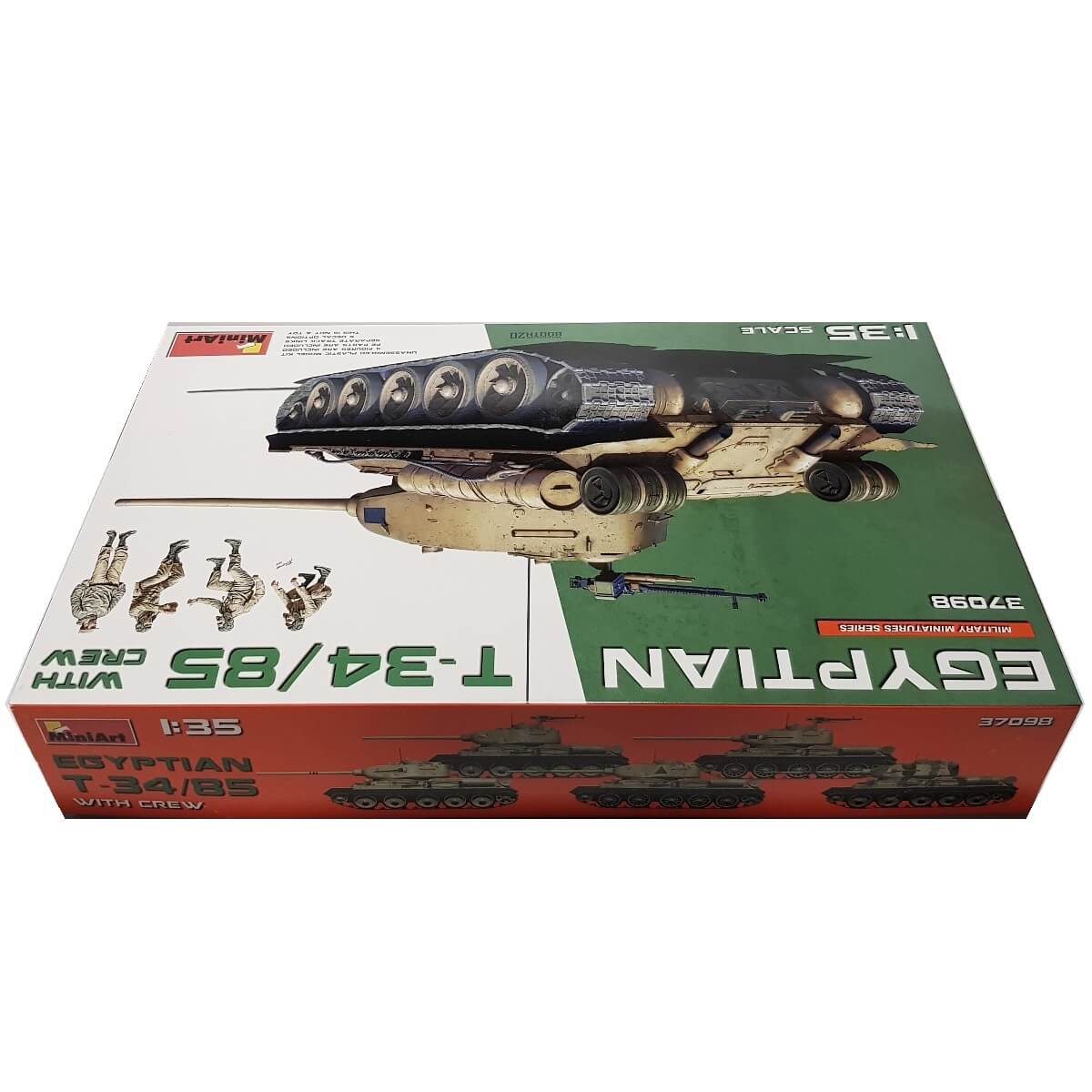 1:35 Egyptian T-34/85 with Crew - MINIART