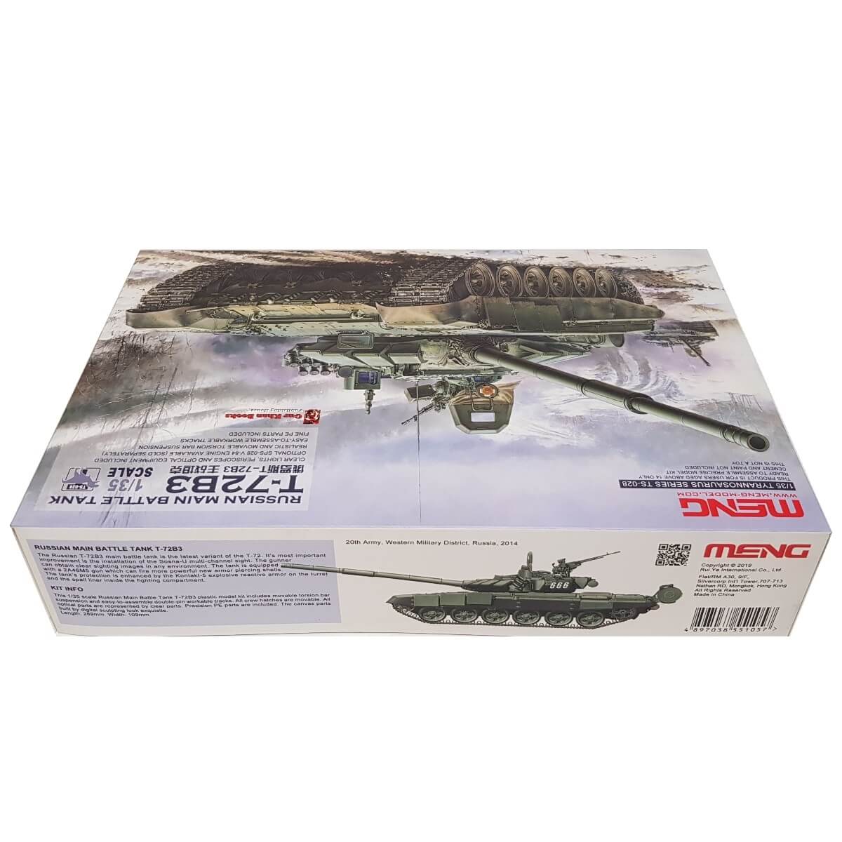 1:35 Russian Main Battle Tank T-72B3 - MENG