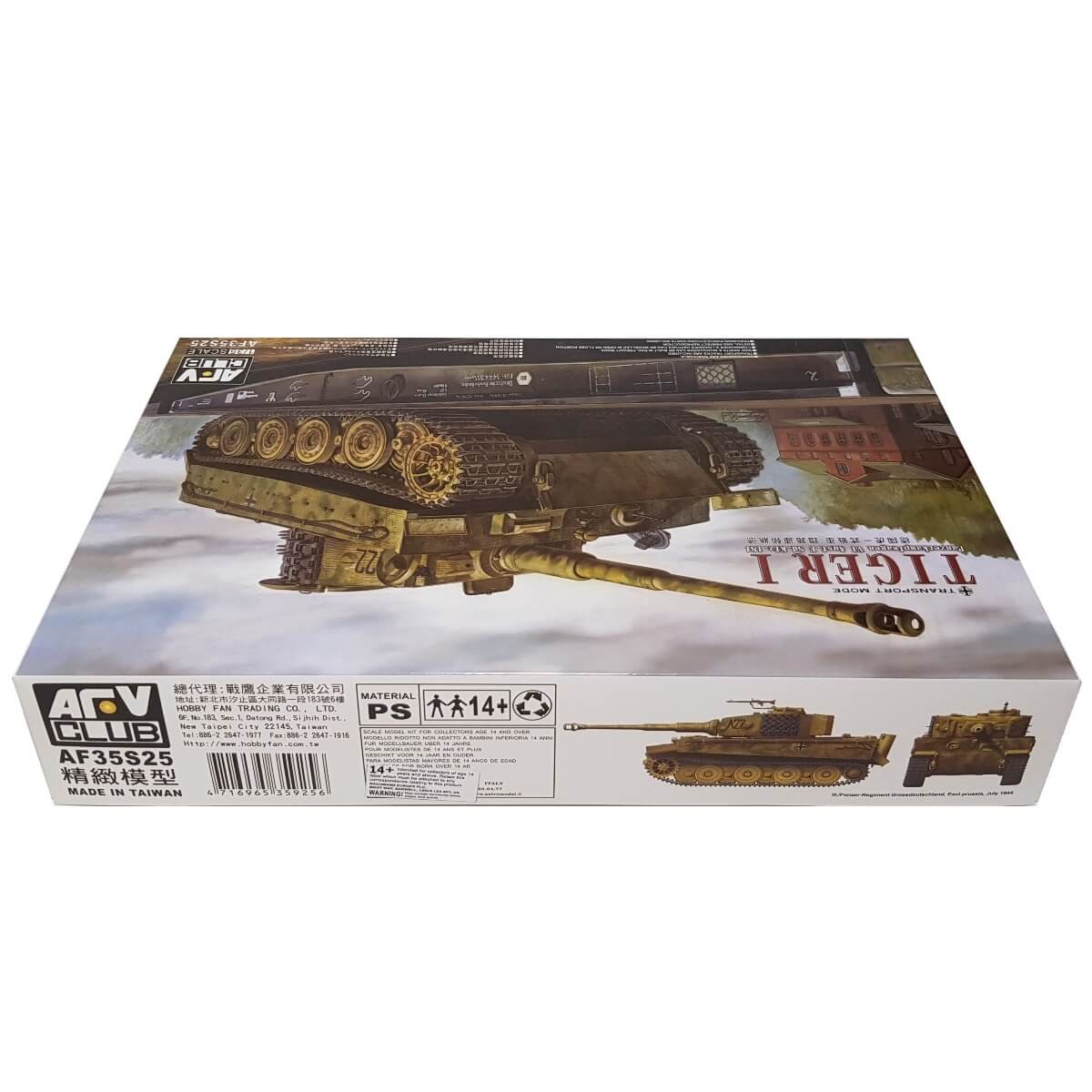 1:35 Transport Mode TIGER I Pz.Kpfw. VI Ausf. E Sd.Kfz 181 - AFV CLUB