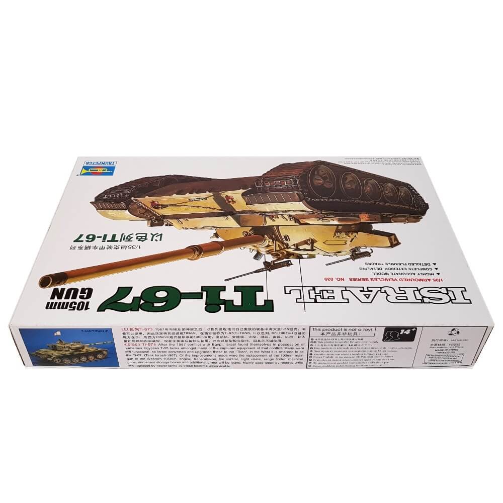 1:35 Israel Ti-67 105 mm Gun - TRUMPETER