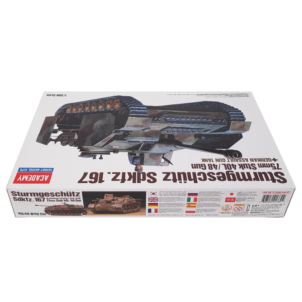 1:35 German Sturmgeschutz Sd.Kfz. 167 75mm Stuk 40L/48 Gun - ACADEMY