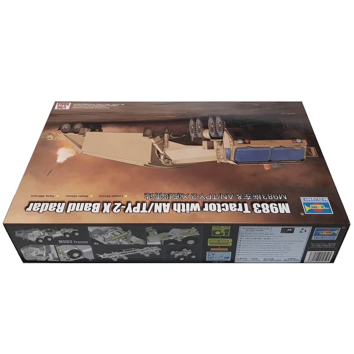 1:35 M983 HEMTT Tractor with AN/TPY-2 X Band Radar - TRUMPETER
