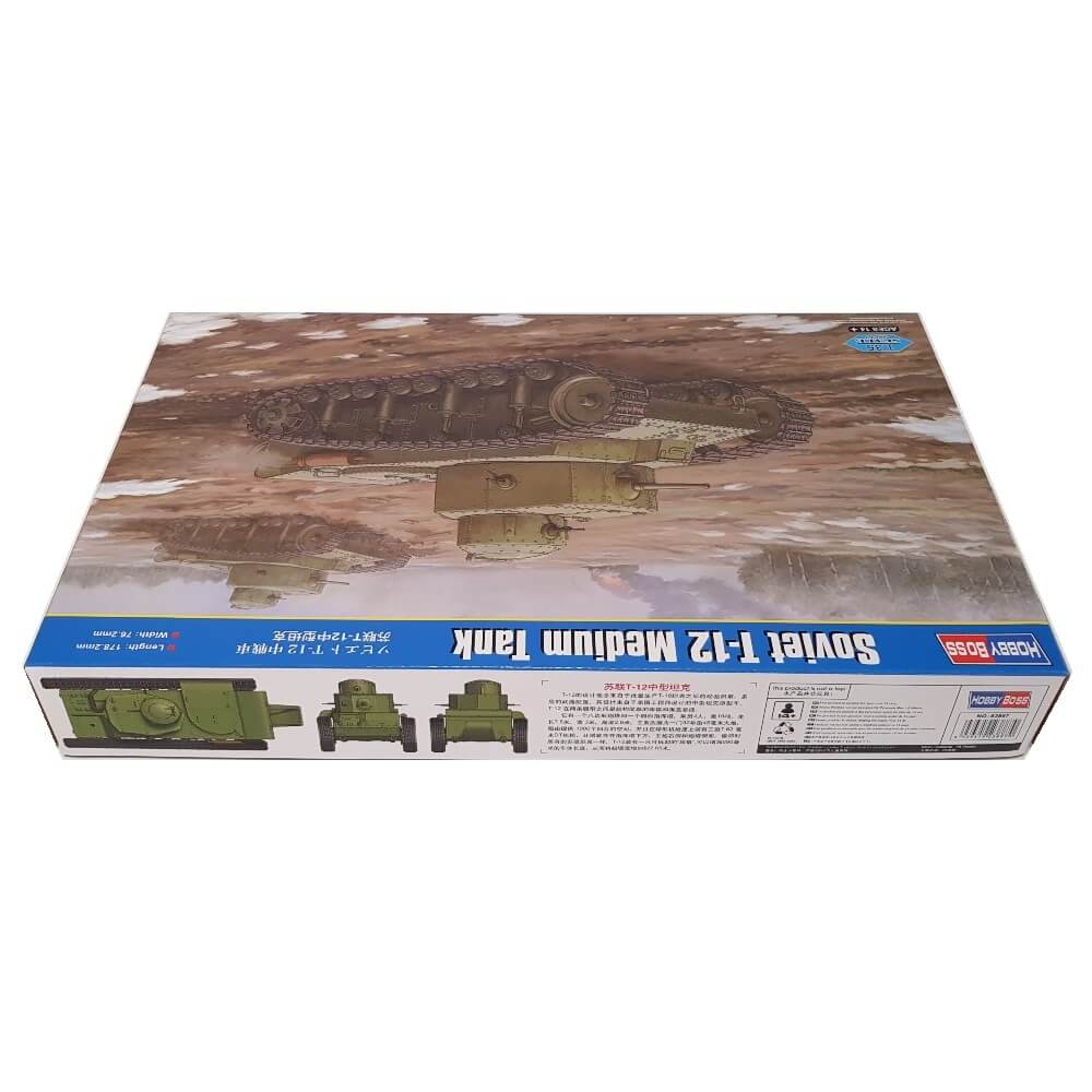 1:35 Soviet T-12 Medium Tank - HOBBY BOSS