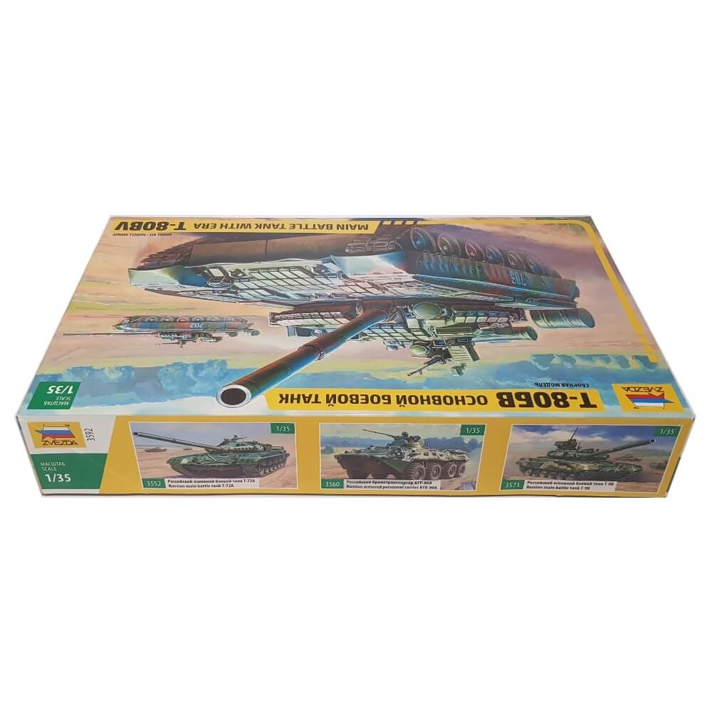 1:35 Soviet T-80BV Main Battle Tank with ERA - ZVEZDA