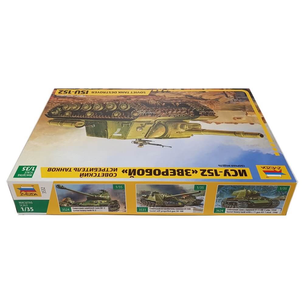 1:35 Soviet ISU-152 Self-propelled Gun - ZVEZDA
