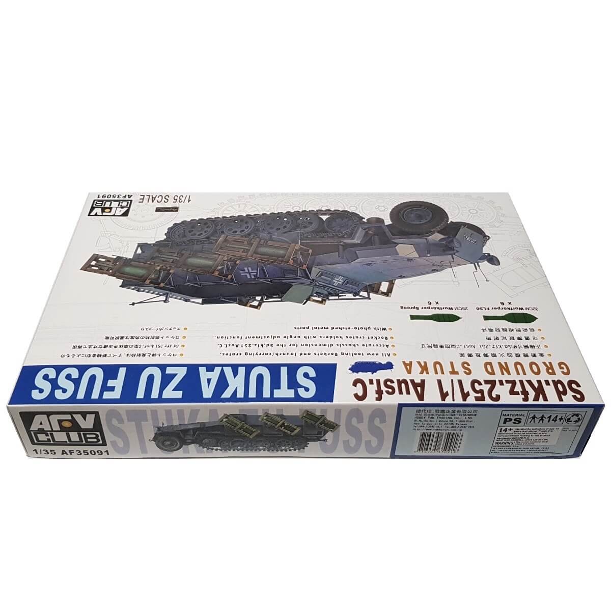 1:35 Sd. Kfz. 251/1 Ausf. C Stuka Zu Fuss - AFV CLUB