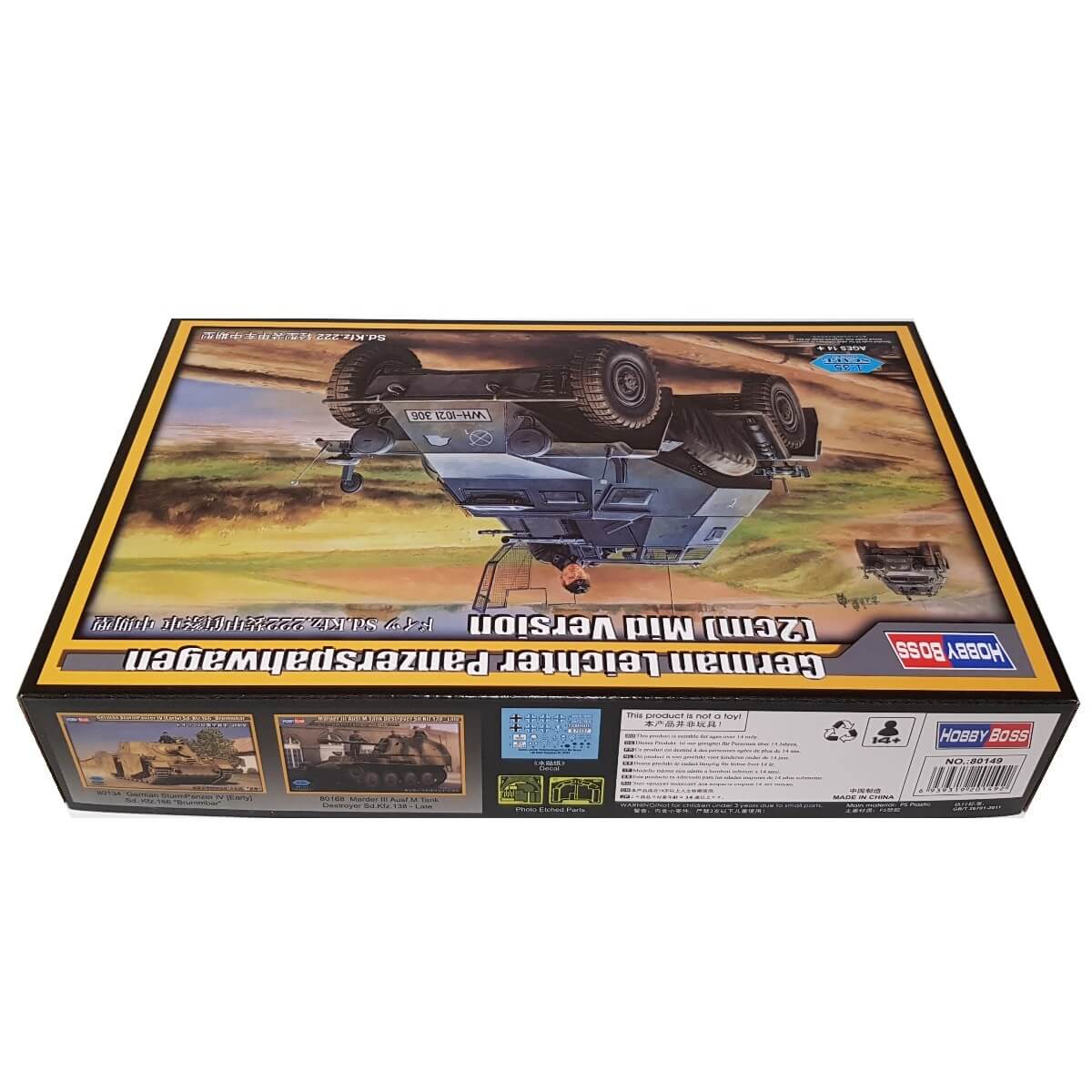 1:35 German Leichter Panzerspahwagen 2cm - Mid Version - HOBBY BOSS