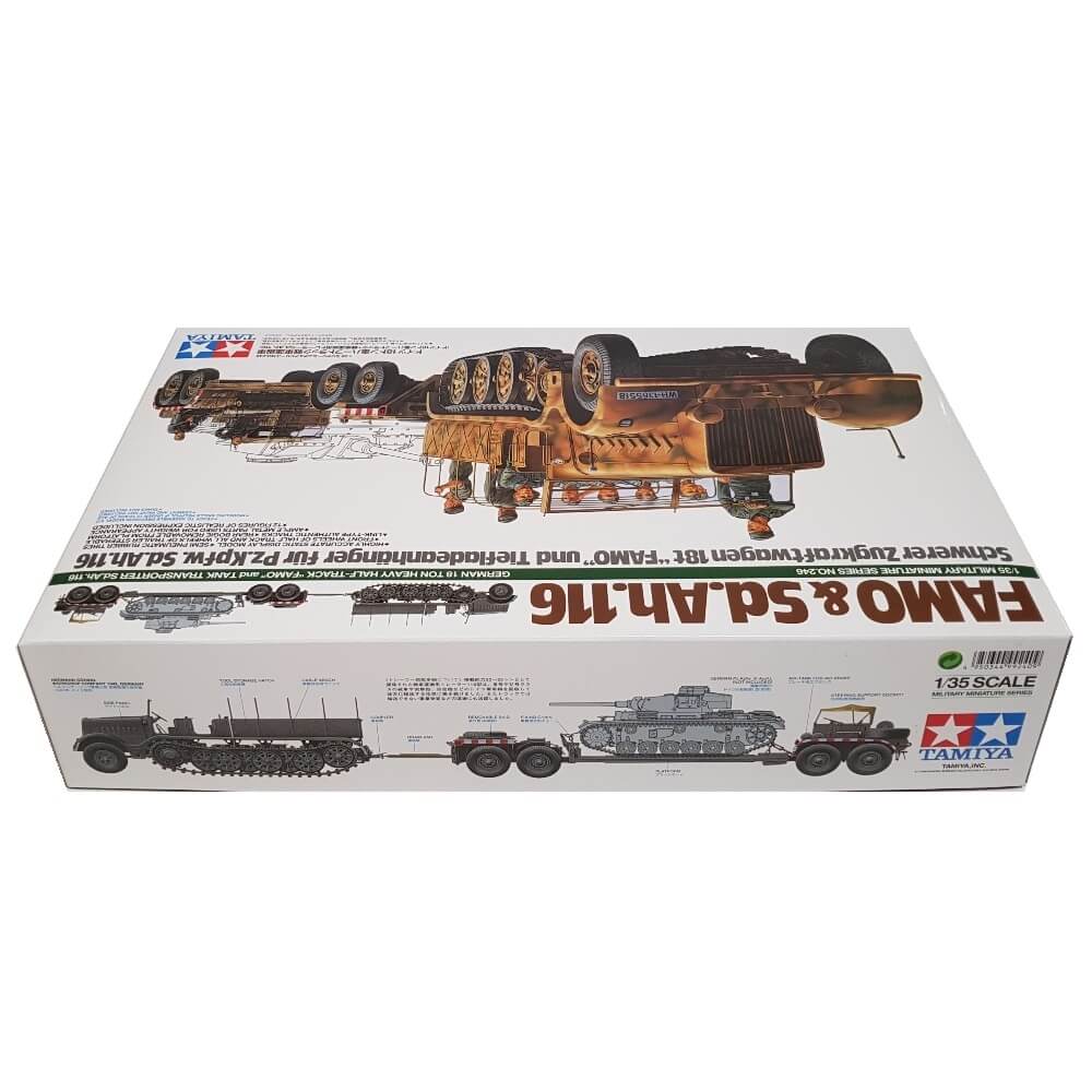 1:35 German 18 Ton Heavy Half-Track FAMO and Tank Transporter Sd.Ah. 116 - TAMIYA