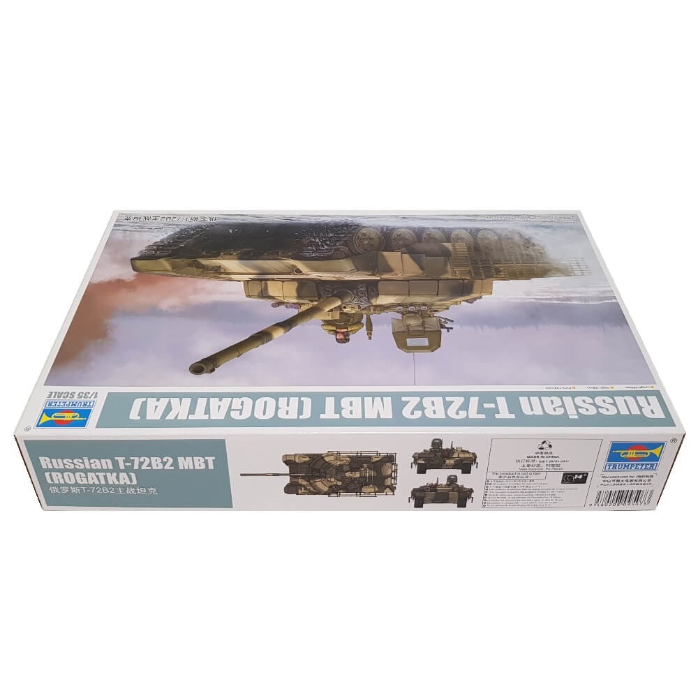 1:35 Russian T-72B2 MBT ROGATKA - TRUMPETER