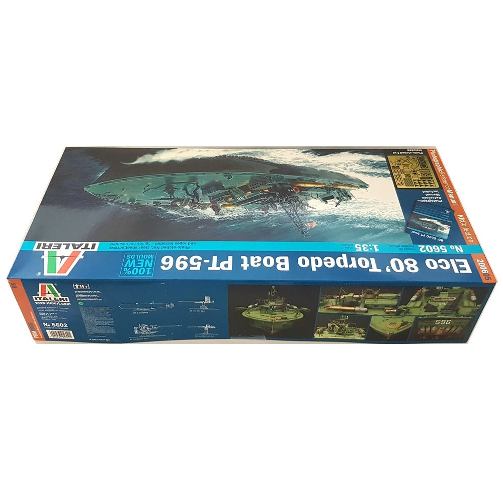 1:35 US Navy ELCO 80' Torpedo Boat PT-596 - ITALERI