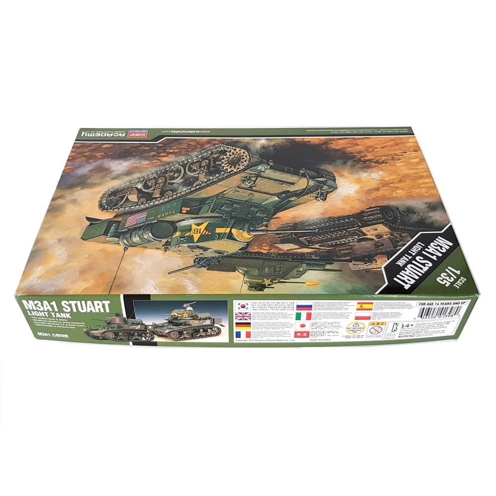 1:35 US Army M3A1 STUART Light Tank - ACADEMY