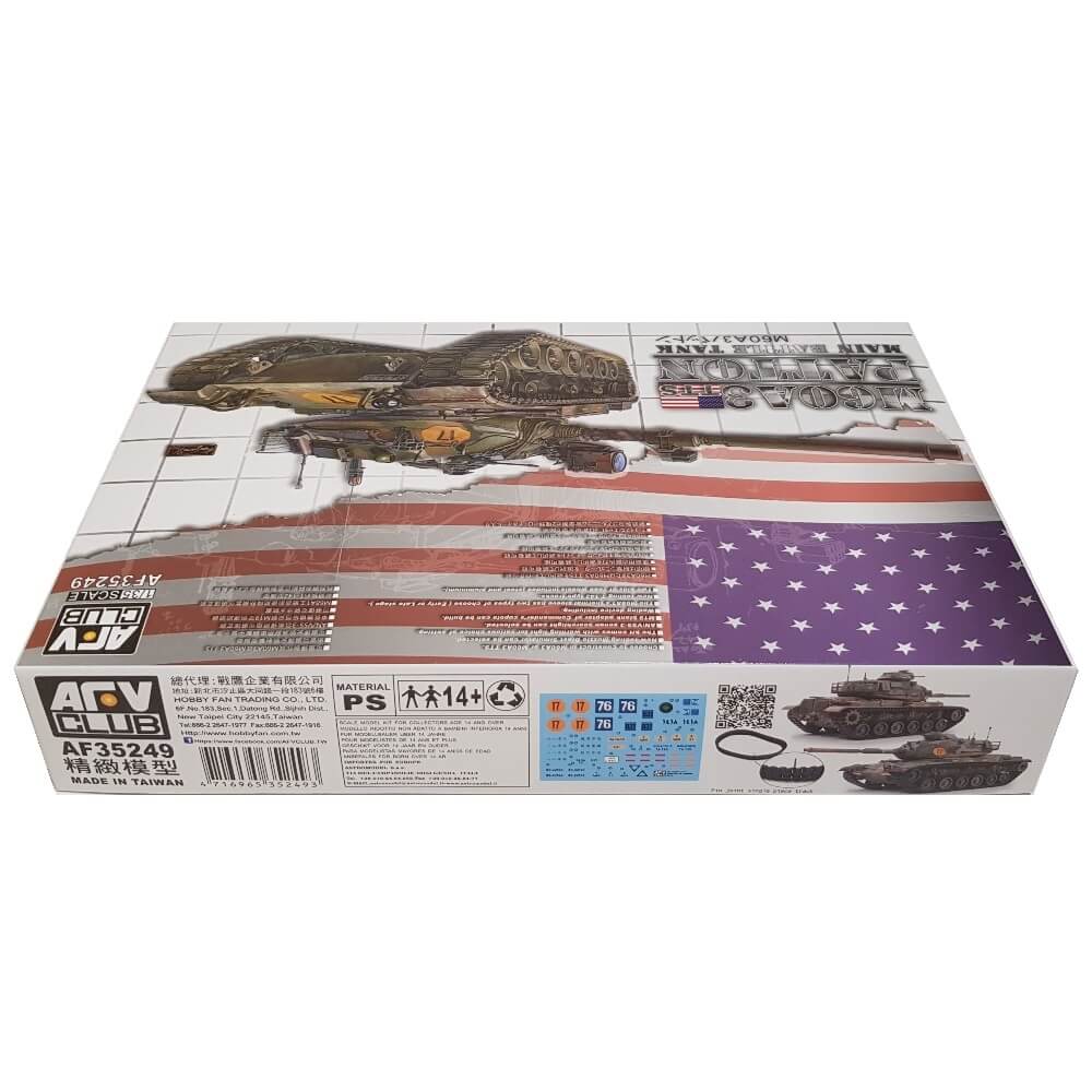 1:35 M60A3/TTS PATTON Main Battle Tank - AFV CLUB