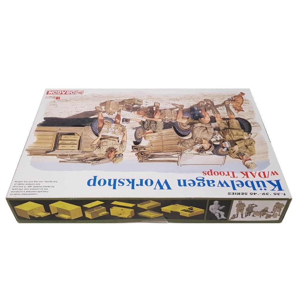 1:35 Kubelwagen Workshop with DAK Troops - DRAGON