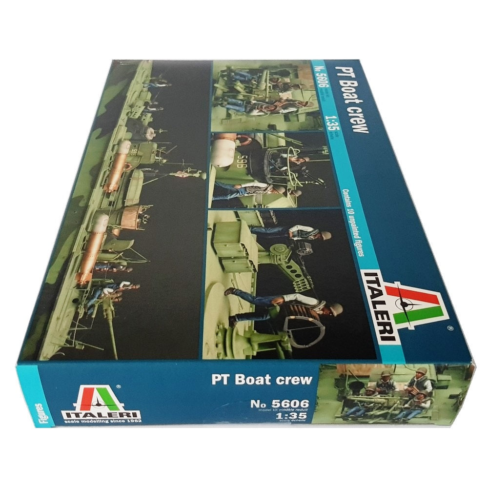 1:35 US Navy Patrol Torpedo PT Boat Crew - ITALERI