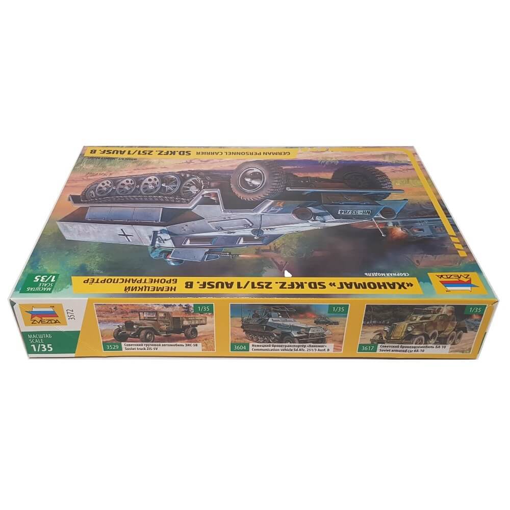 1:35 German HANOMAG Sd.Kfz.251/1 Ausf. B Armored Carrier - ZVEZDA