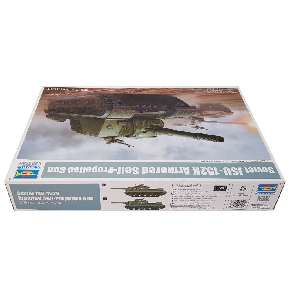 1:35 Soviet JSU-152K Armored Self-Propelled Gun - TRUMPETER