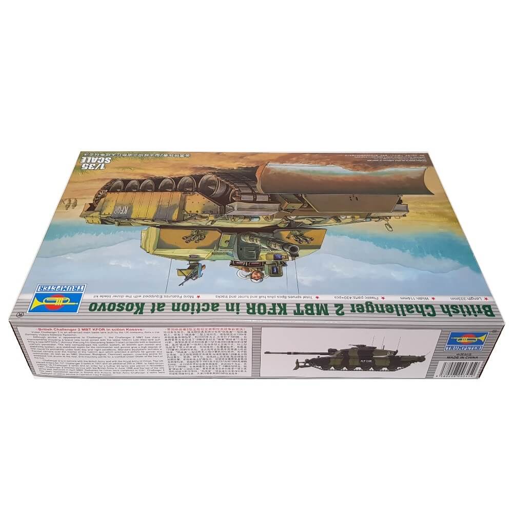 1:35 British Challenger 2 MBT KFOR in action at Kosovo - TRUMPETER