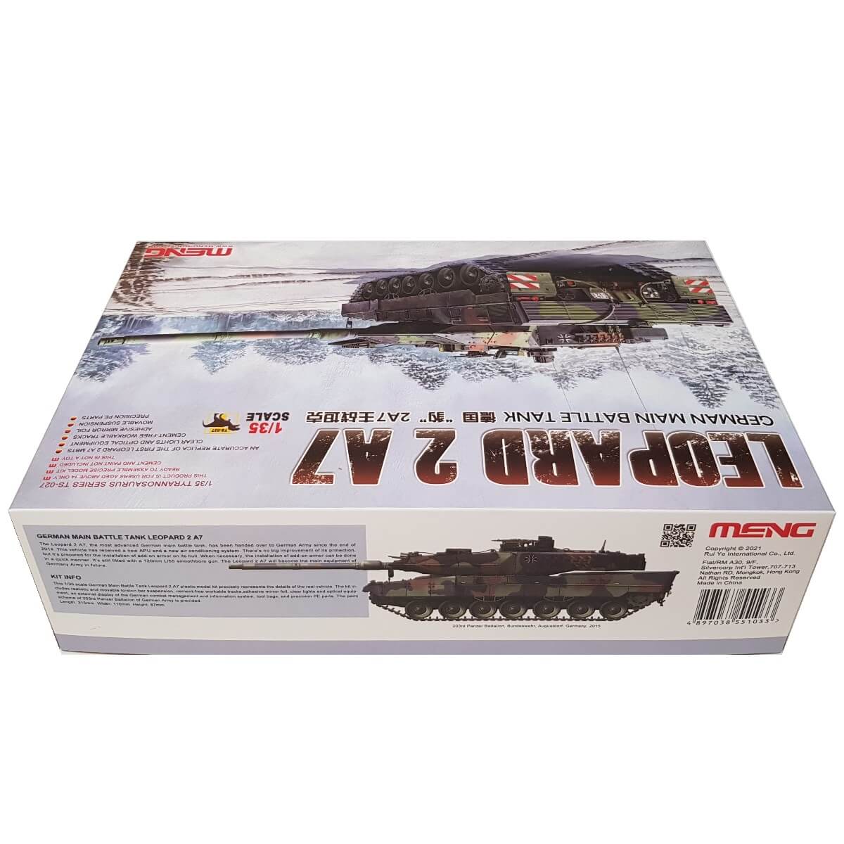 1:35 German Main Battle Tank Leopard 2 A7 - MENG