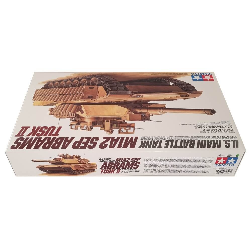 1:35 US Army Main Battle Tank M1A2 SEP Abrams Tusk II - TAMIYA