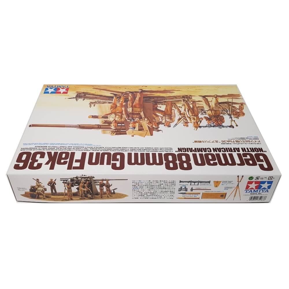 1:35 German 88mm Gun Flak 36 North African Campaign - TAMIYA