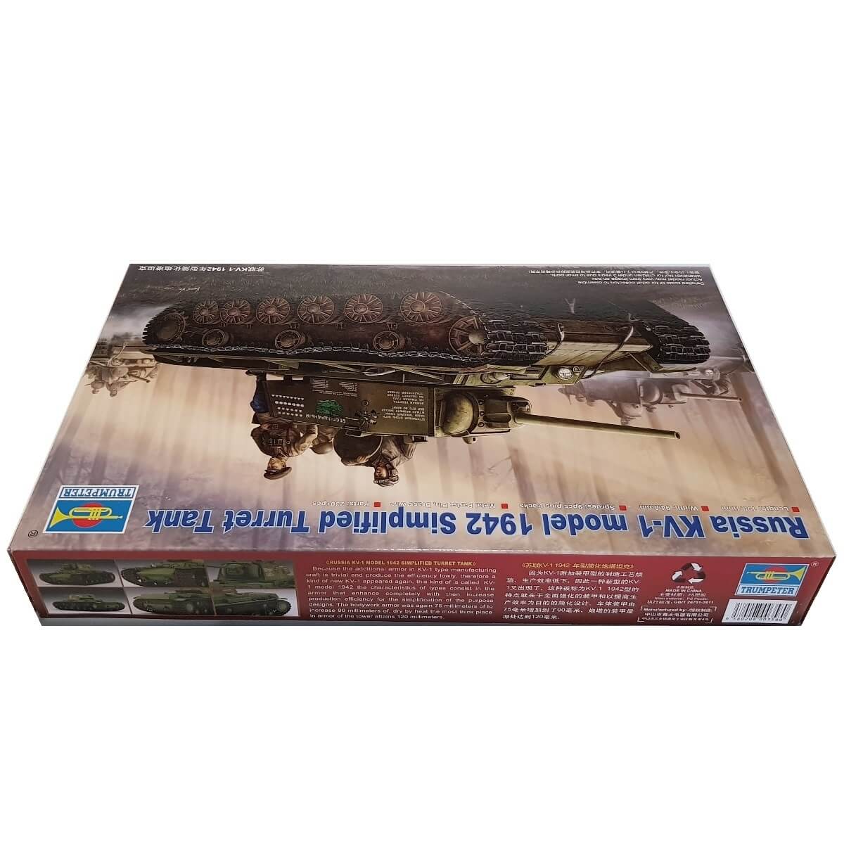 1:35 Russia KV-1 model 1942 - Simplified Turret Tank - TRUMPETER