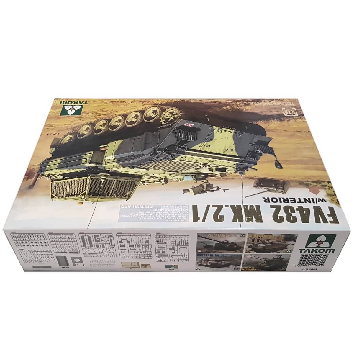 1:35 British APC FV 432 Mk. 2/1 with Interior - TAKOM