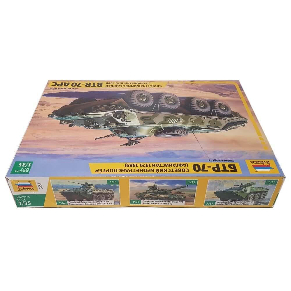 1:35 Soviet BTR-70 APC Personnel Carrier - Afghanistan 1979-1989 - ZVEZDA