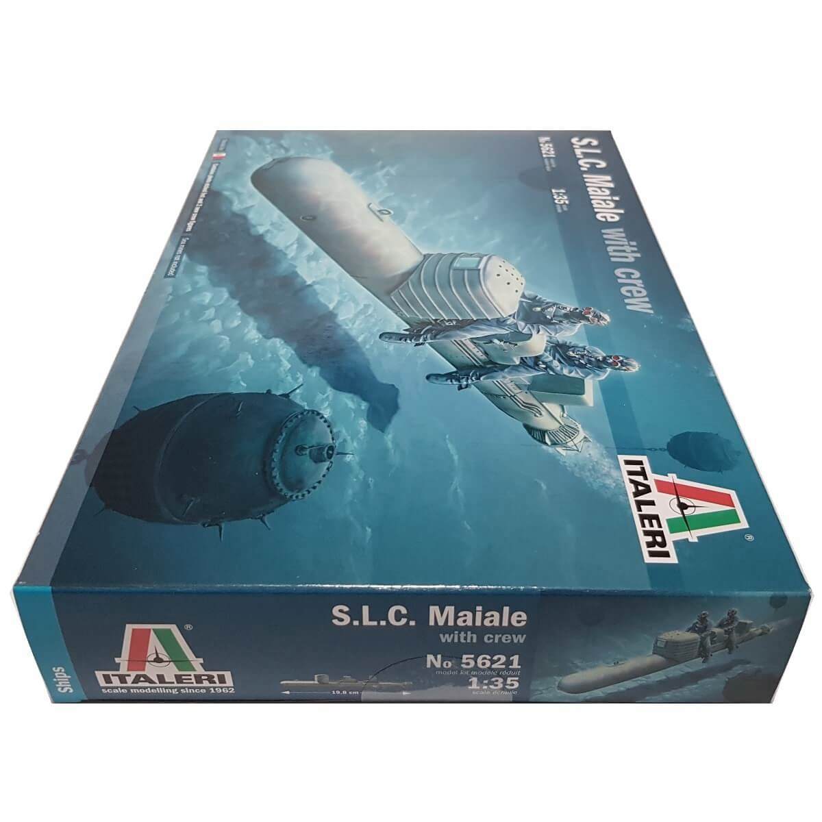 1:35 SLC Maiale with crew - ITALERI